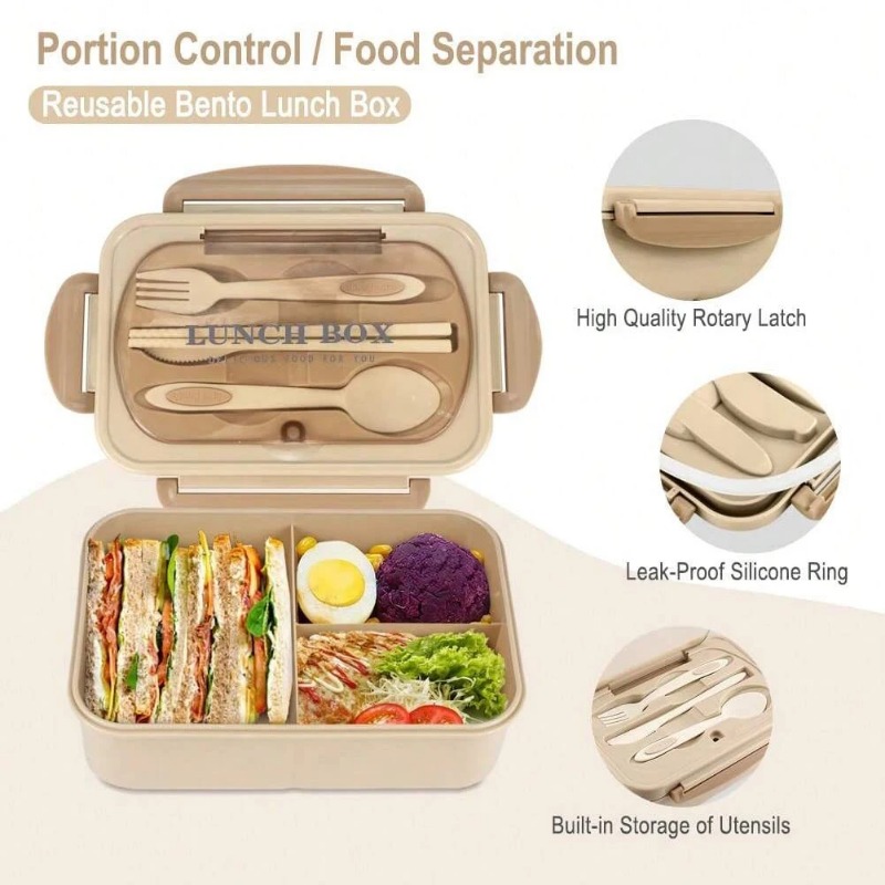 3 pezzi/1 pezzo Bento Box per  - Meal Prep Bowl recensione e prezzo